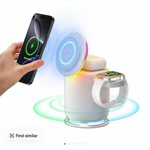 Wireless Charging Station with Apple
Watch Charger, Airpods Charger, Bluetooth S